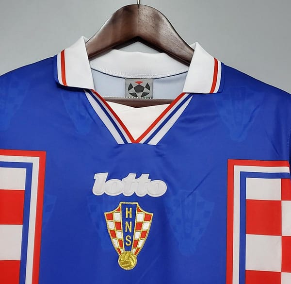 Retro 1998 Croatia home Soccer Jersey - Image 10