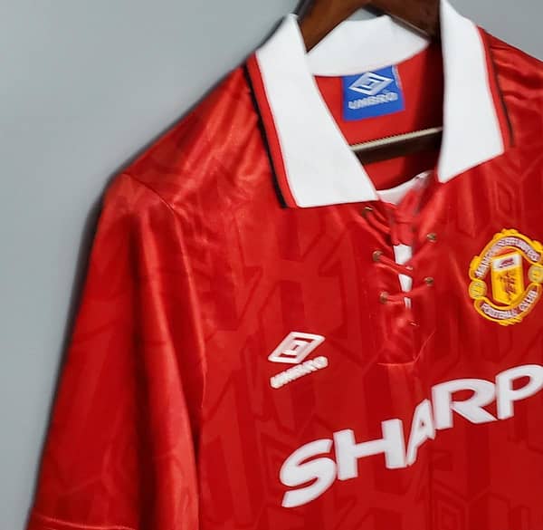 Retro 92/94 Manchester United home Soccer Jersey - Image 4