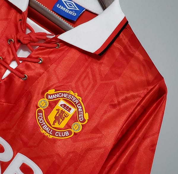 Retro 92/94 Manchester United home Soccer Jersey - Image 7
