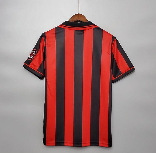 Retro 96/97 AC Milan home Soccer Jersey - Image 2