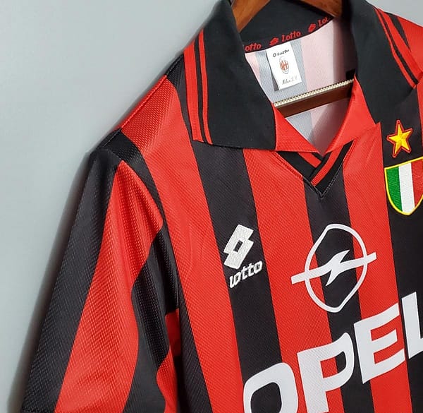 Retro 96/97 AC Milan home Soccer Jersey - Image 6