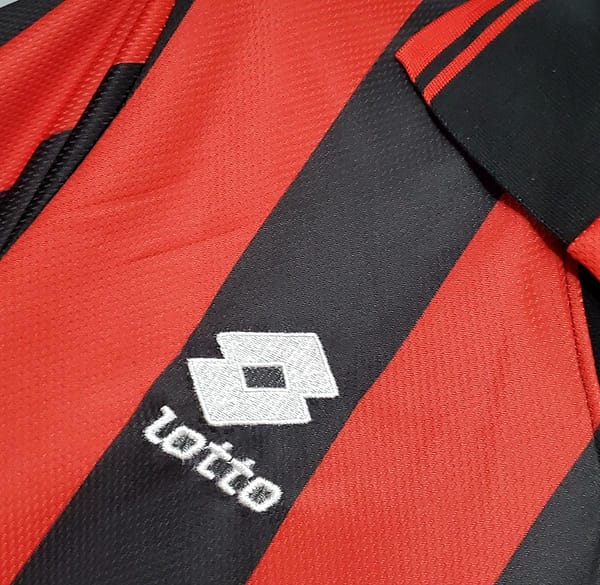 Retro 96/97 AC Milan home Soccer Jersey - Image 8