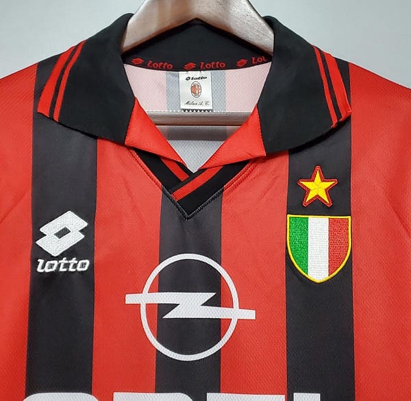 Retro 96/97 AC Milan home Soccer Jersey - Image 10