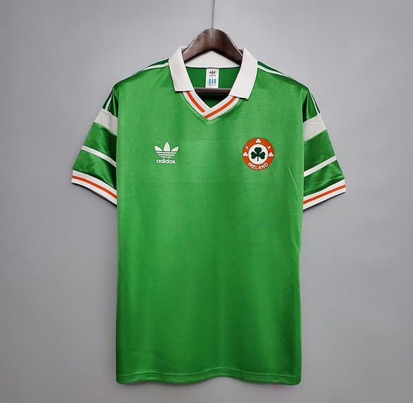 Retro 1988 Ireland home Soccer Jersey