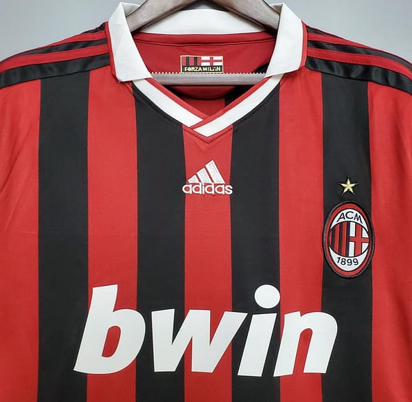Retro 09/10 AC Milan home Soccer Jersey - Image 10
