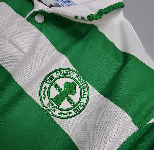 Retro 87/89 Celtics home Soccer Jersey - Image 5
