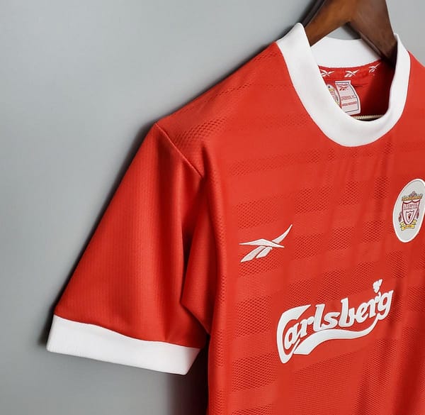 Retro 1998 Liverpool home Soccer Jersey - Image 3