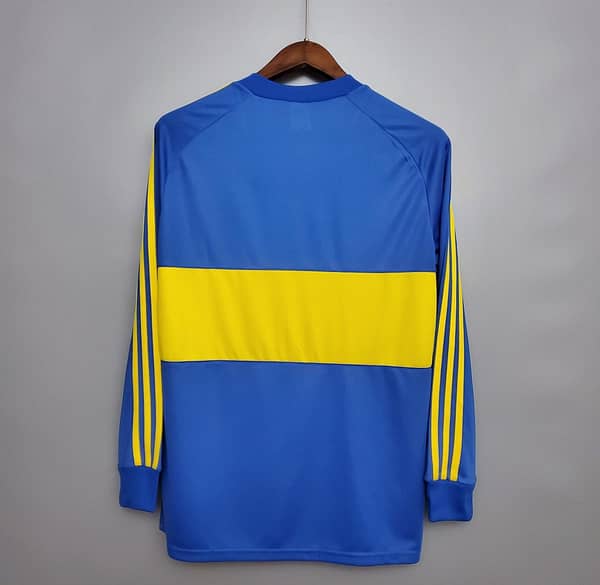 Retro Long sleeve 1981 Boca Juniors home Soccer Jersey - Image 8