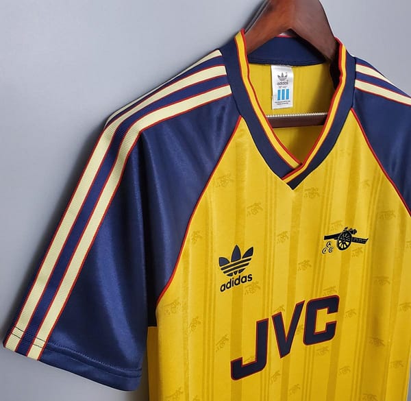 Retro 88/89 Arsenal AWAY Soccer Jersey - Image 4
