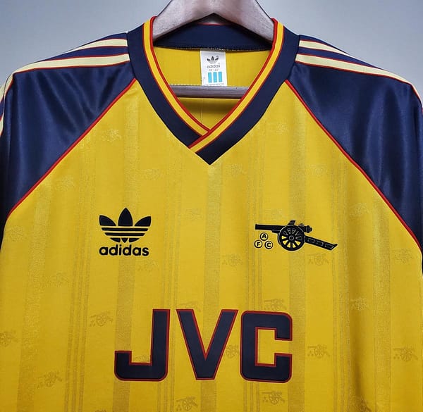 Retro 88/89 Arsenal AWAY Soccer Jersey - Image 8