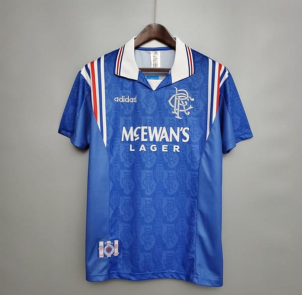 Retro 96/97 Rangers home Soccer Jersey