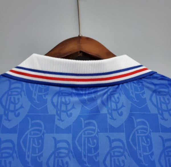 Retro 96/97 Rangers home Soccer Jersey - Image 2