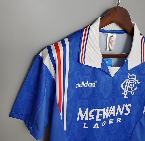 Retro 96/97 Rangers home Soccer Jersey - Image 3