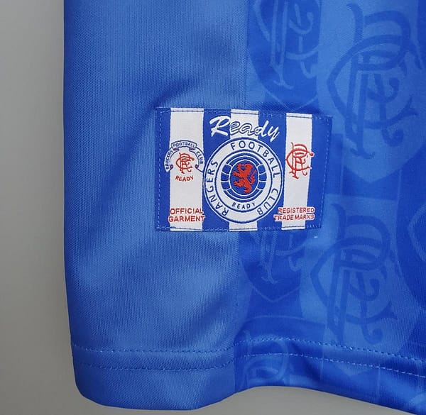 Retro 96/97 Rangers home Soccer Jersey - Image 4