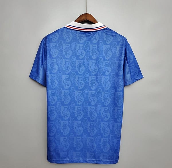 Retro 96/97 Rangers home Soccer Jersey - Image 10