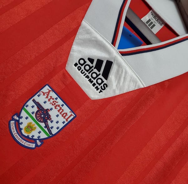 Retro Arsenal 92/93 home Soccer Jersey - Image 6