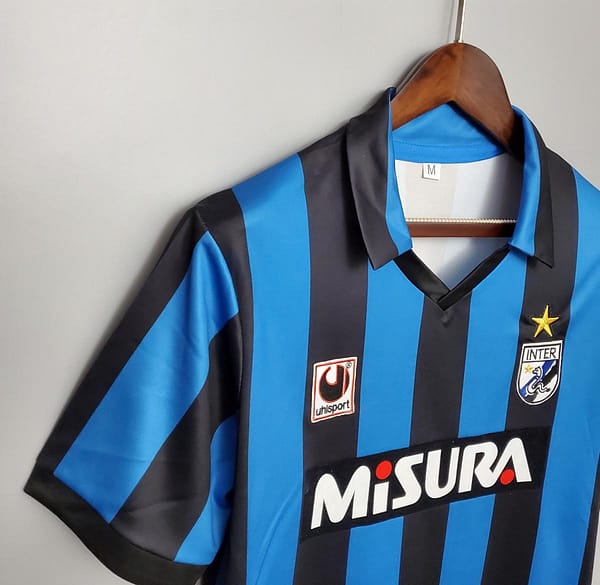 Retro 88/90 Inter Milan home Soccer Jersey - Image 2