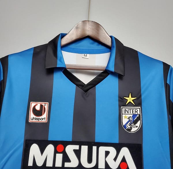 Retro 88/90 Inter Milan home Soccer Jersey - Image 6