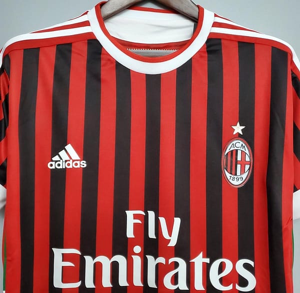 Retro 11/12 AC Milan home Soccer Jersey - Image 9