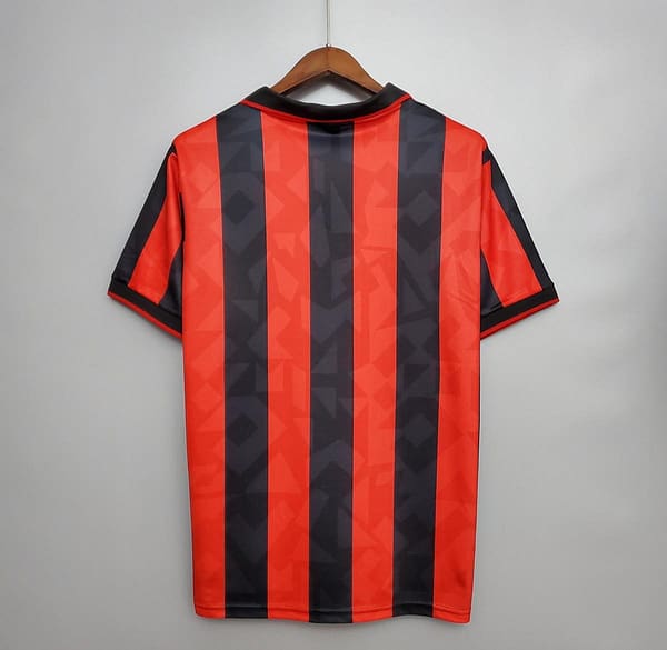 Retro 93/94 AC Milan home Soccer Jersey - Image 2