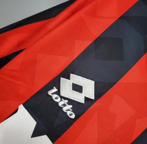 Retro 93/94 AC Milan home Soccer Jersey - Image 6