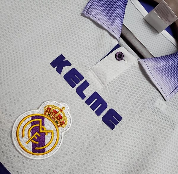 Retro Real Madrid 97/98 home Soccer Jersey - Image 5