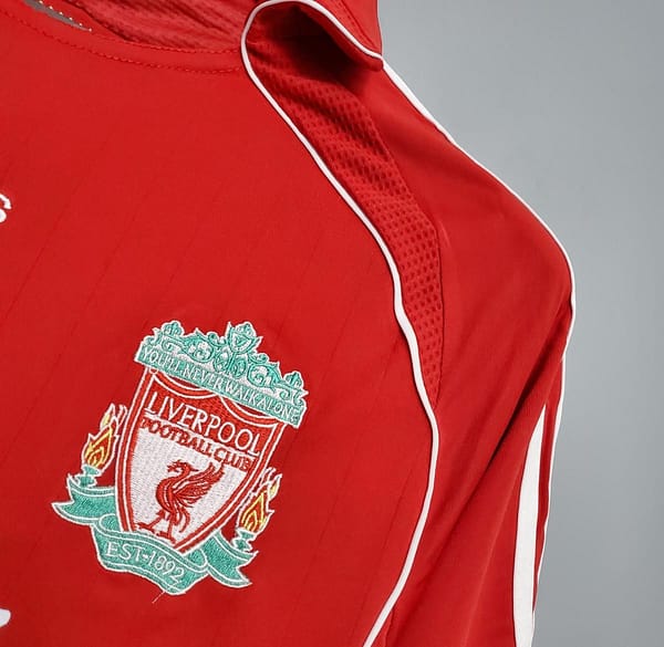 Retro Liverpool 06/07 home Soccer Jersey - Image 10