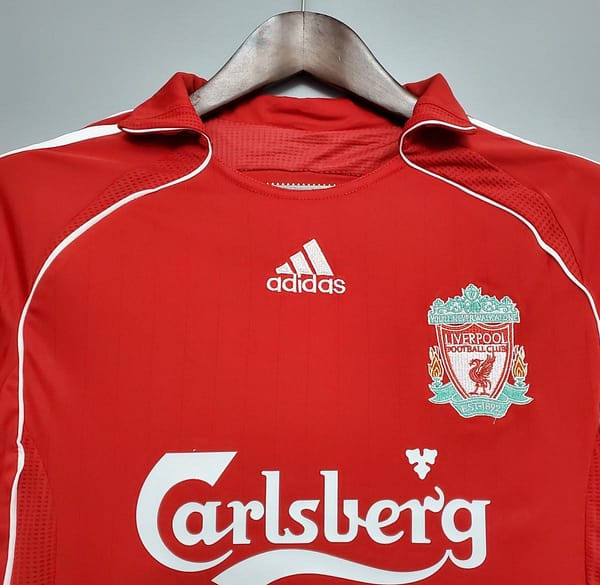 Retro Liverpool 06/07 home Soccer Jersey - Image 11