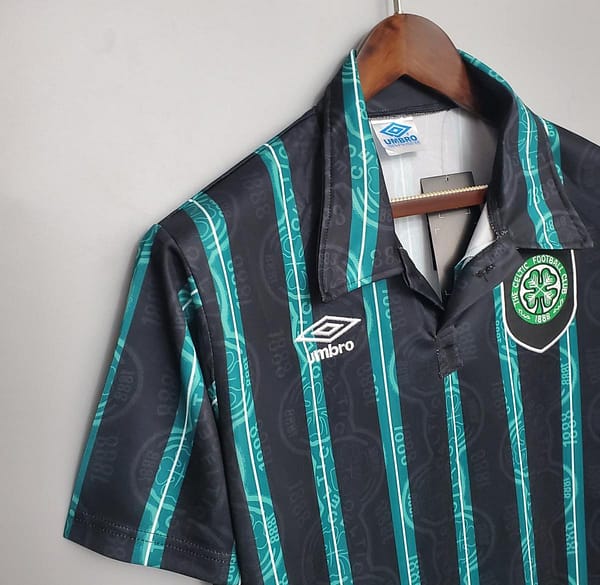 Retro Celtics 92/93 away Soccer Jersey - Image 3