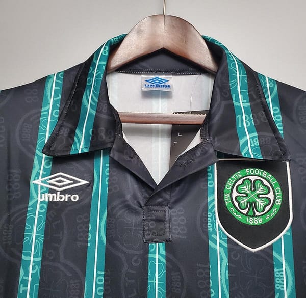 Retro Celtics 92/93 away Soccer Jersey - Image 6
