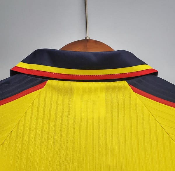 Retro Scotland 96/98 Yellow Soccer Jersey - Image 3