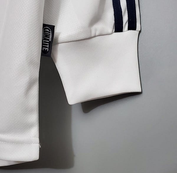 Retro Long Sleeve 01/02 Real Madrid Home Champion league Jersey (No Sponsor) - Image 4