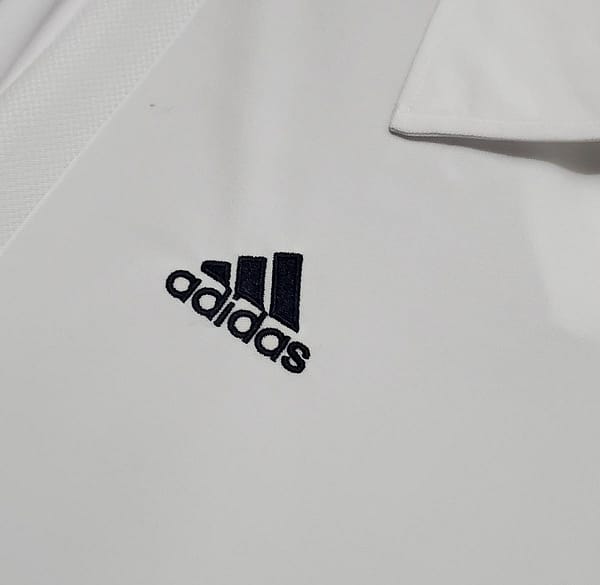 Retro Long Sleeve 01/02 Real Madrid Home Champion league Jersey (No Sponsor) - Image 6