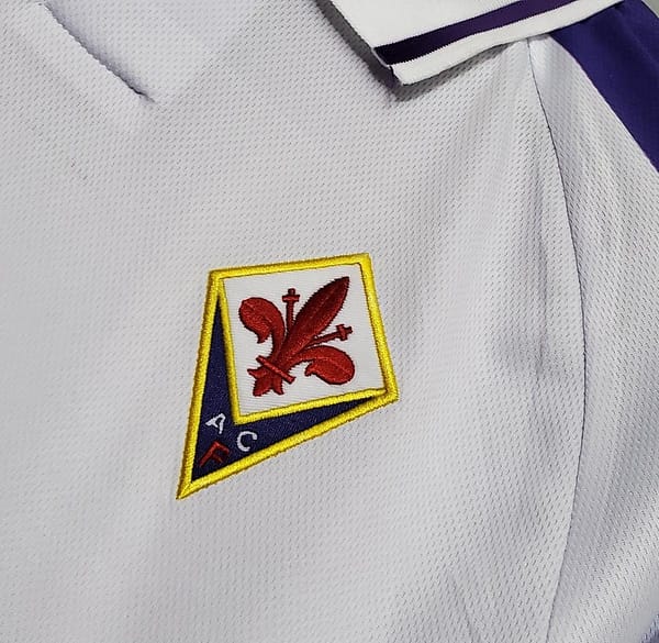 Retro 98/99 Fiorentina Away White Jersey - Image 7