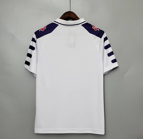 Retro 98/99 Fiorentina Away White Jersey - Image 9