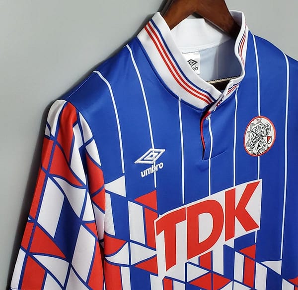 Retro 1990 Ajax away Soccer Jersey - Image 4