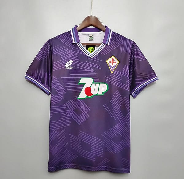 Retro 92/93 Fiorentina home Soccer Jersey