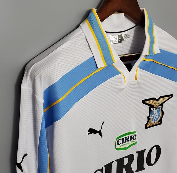 Retro 00/01 Lazio Long sleeve away Soccer Jersey - Image 5