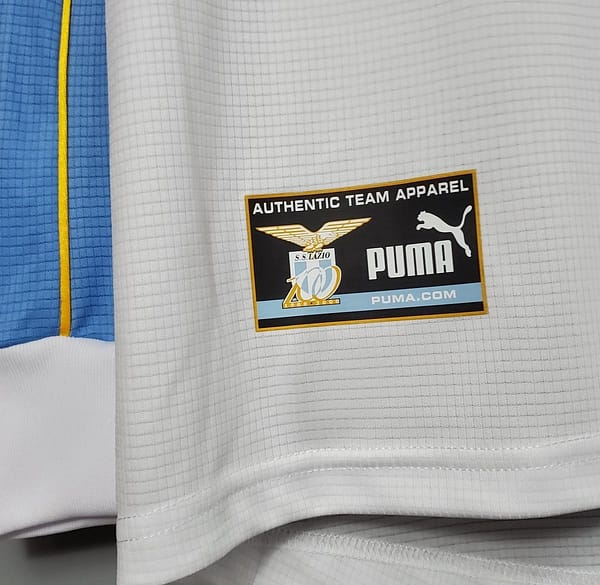 Retro 00/01 Lazio Long sleeve away Soccer Jersey - Image 6