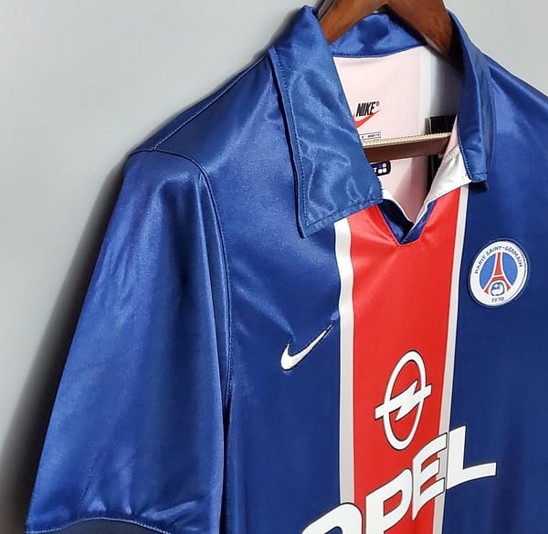 Retro 98/99 PSG home Soccer Jersey - Image 3