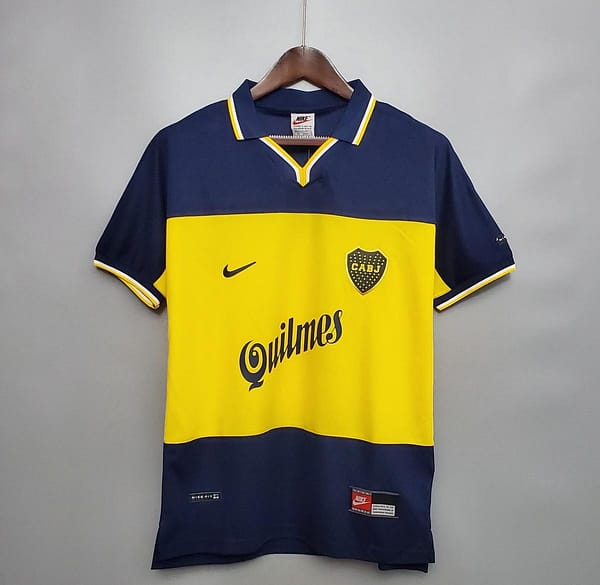 Retro Boca Juniors 1999 home Soccer Jersey