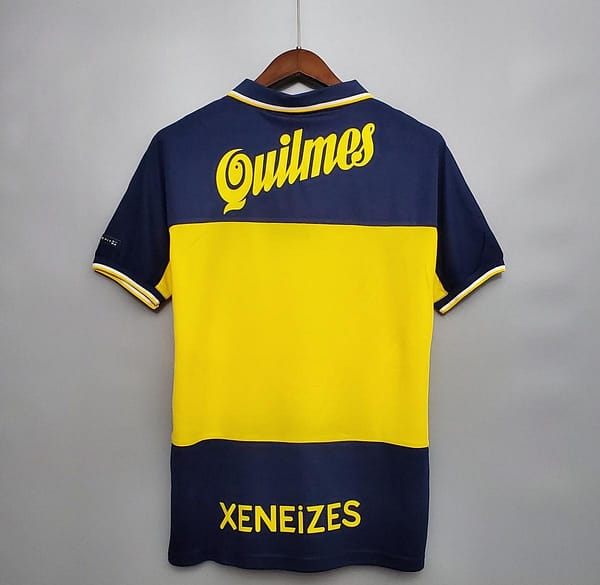 Retro Boca Juniors 1999 home Soccer Jersey - Image 3