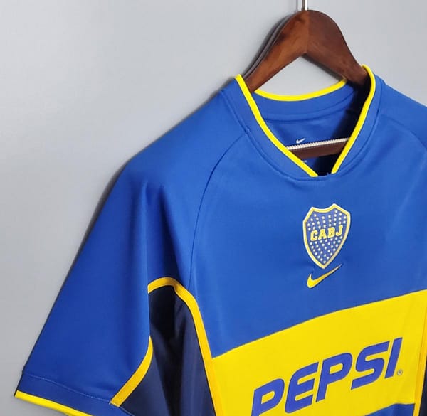 Retro 01/02 Boca Juniors Home Jersey - Image 6