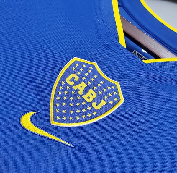 Retro 01/02 Boca Juniors Home Jersey - Image 8