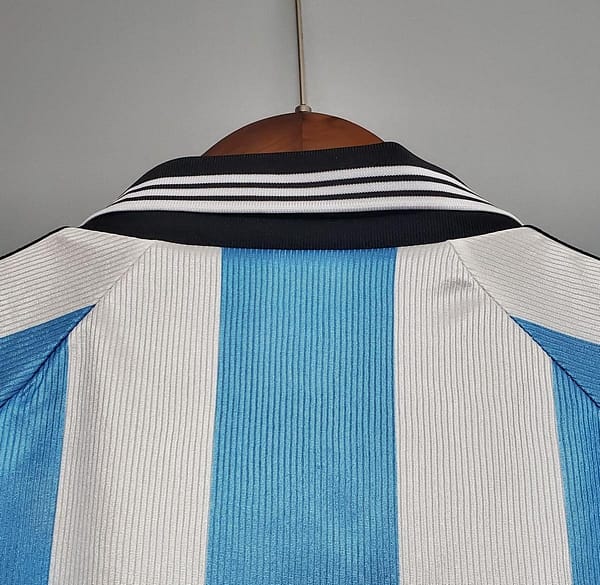 Retro Argentina 1998 home Soccer Jersey - Image 3