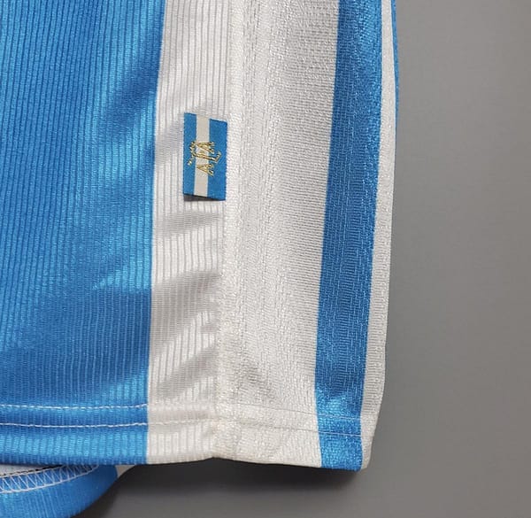 Retro Argentina 1998 home Soccer Jersey - Image 7