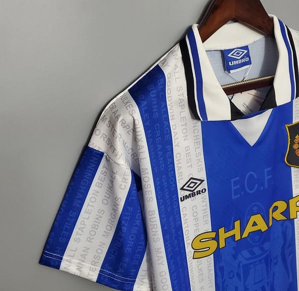 Retro 94/96 Manchester United away Soccer Jersey - Image 4