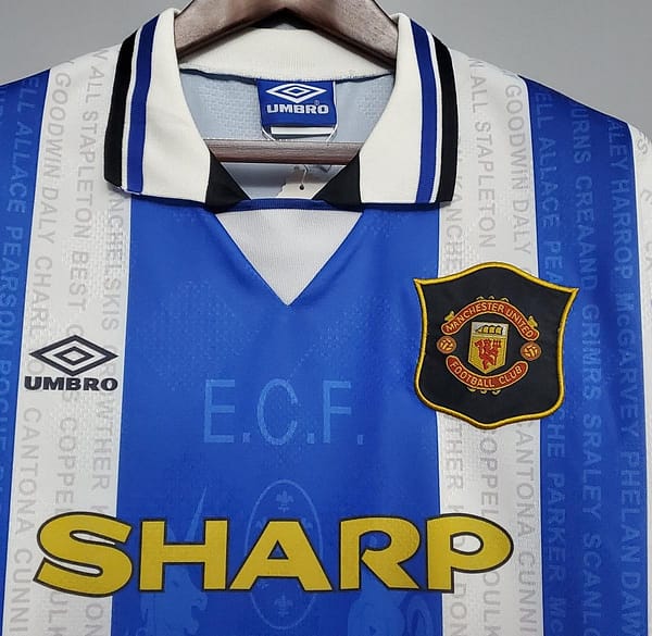 Retro 94/96 Manchester United away Soccer Jersey - Image 8