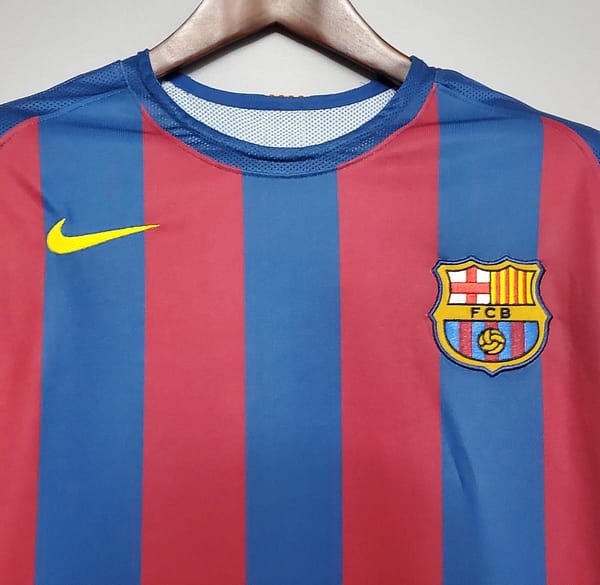 Retro Barcelona 2006 UEFA Champions League Home Soccer Jersey - Image 4