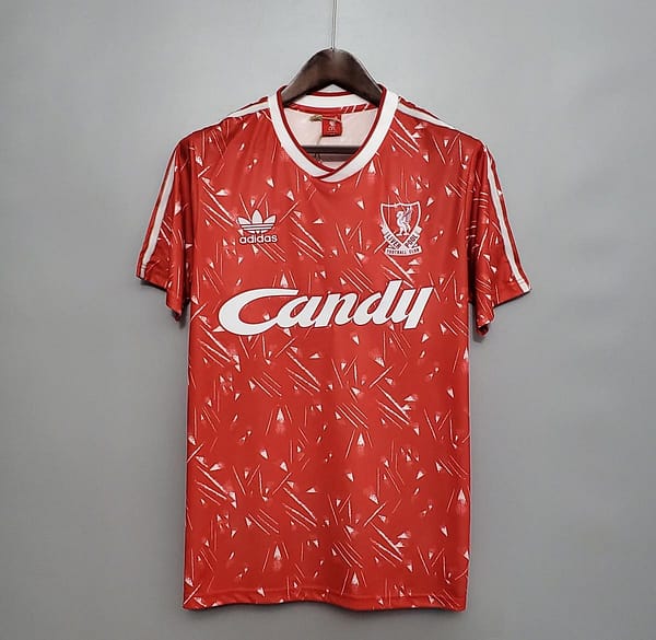 Retro 89/91 Liverpool home Soccer Jersey